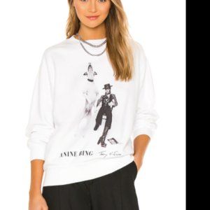 ANINE BING RAMONA SWEATSHIRT AB X TO DAVID BOWIE
